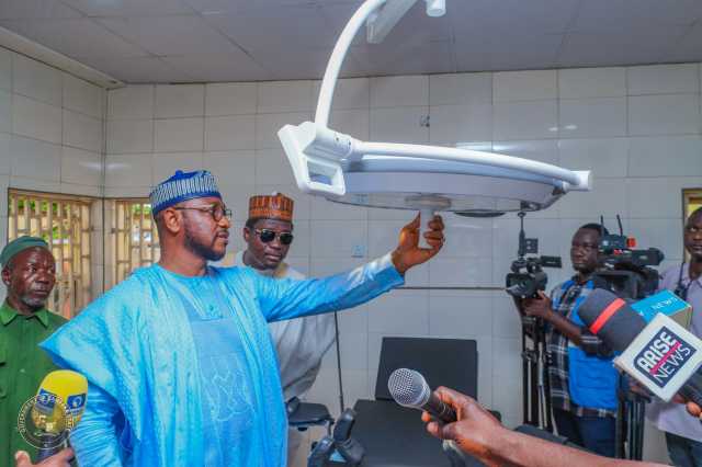Gwamna Lawal Ya Ƙaddamar Da Ginin Babban Asibitin Anka Da Aka Inganta