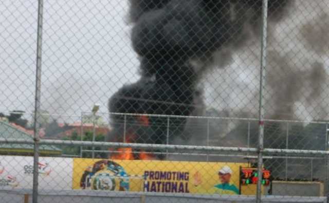 Yanzu-yanzu: Tukunyar Gas Ta Fashe A Harabar Filin Wasannin Na Kasa Da Ke Gudana A Ogun