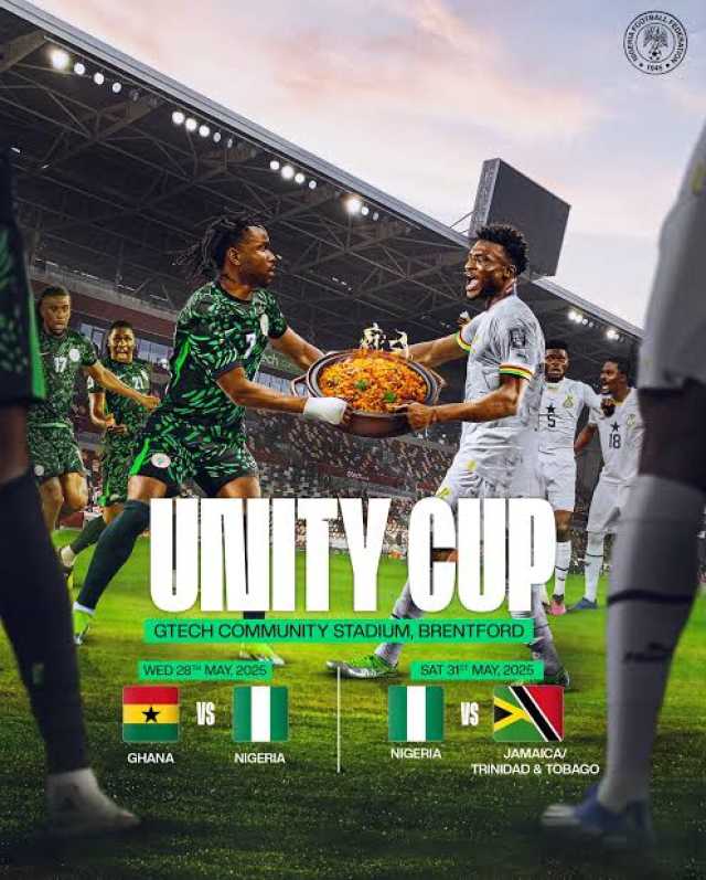 Unity Cup: Yau Nijeriya Da Ghana Zasu Kece Raini A Birnin Landan