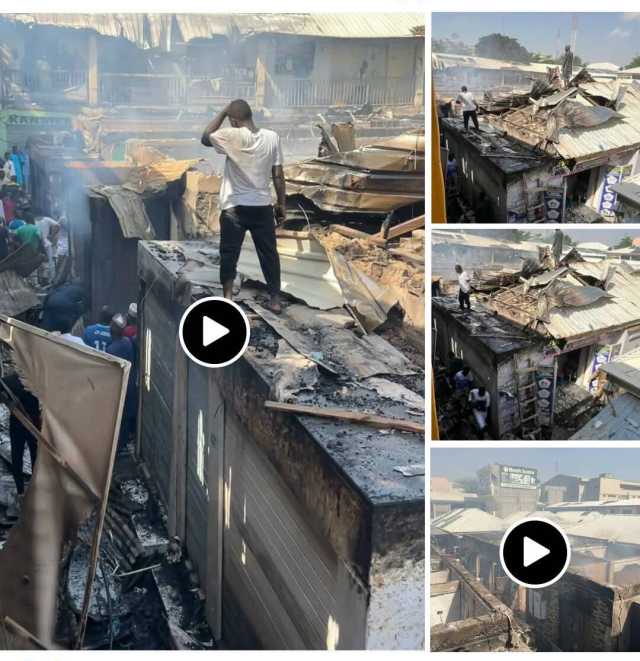 Gobara Ta Ƙone Wani Sashe Na Kasuwar Waya A Kano