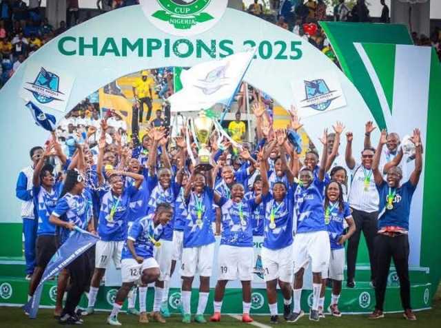 Ƙwallon Mata: Rivers United Ta Doke Nasarawa Amazons A Wasan Ƙarshe Na Kofin Shugaban Ƙasa