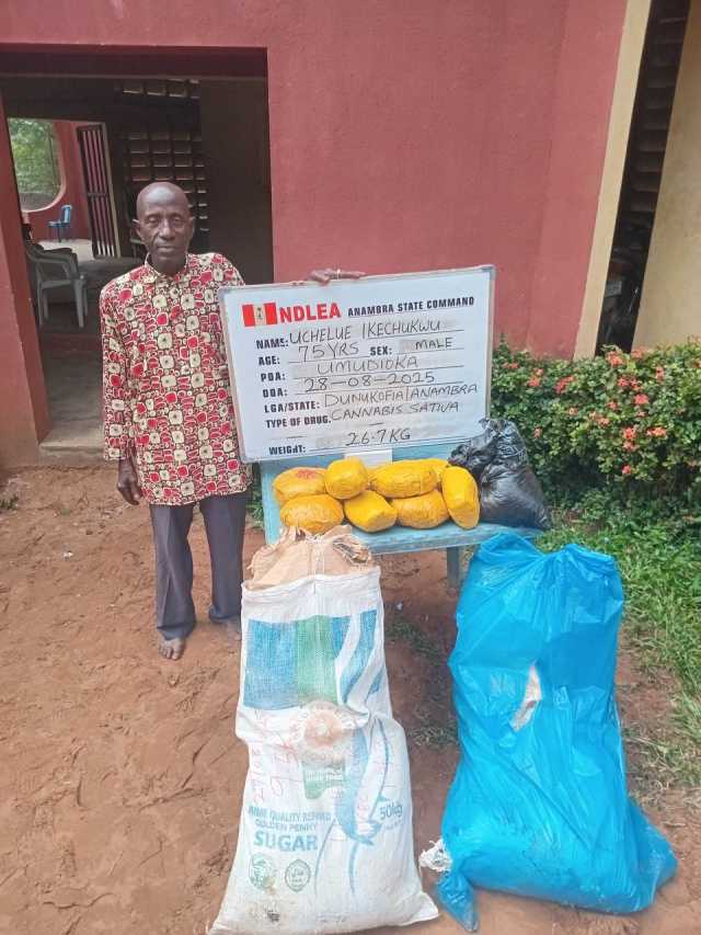 An Lalata Tamfatsetsiyar Gonar Wiwi A Taraba Tare Da Kama Dan Shekaru 70 A Anambra 