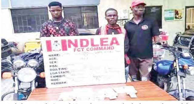 NDLEA Ta Cafke Masu Baburan Da Ke Kai Saƙon Muggan Ƙwayoyi A Abuja