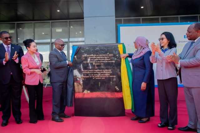 Shugabar Tanzania Ta Kaddamar Da Cibiyar Cinikayya Da Jigila Da Sin Ta Gina A Kasar