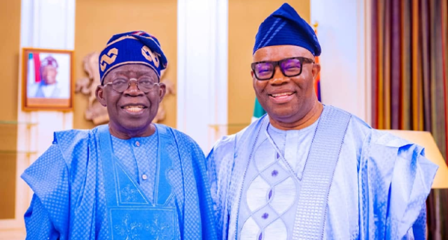 Zargin Daukar Nauyin Boko Haram: Tinubu Na Ganawar Sirri Da Akpabio A Villa