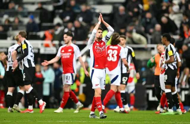 Arsenal Ta Fice Daga Gasar EFL Bayan Shan Kashi A Hannun Newcastle