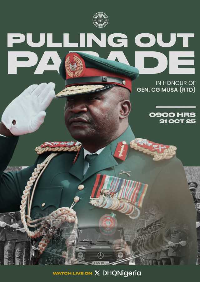 Rundunar Sojin Nijeriya Ta Shirya Wa Janar Musa Faretin Gama Aiki