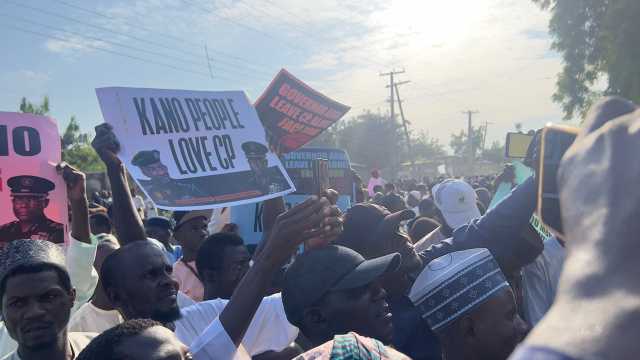 Dubban Matasan Kano Sun Yi Zanga-zangar Lumana Domin Goyon Bayan CP AI Bakori