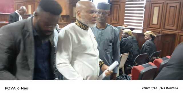 Nnamdi Kanu Ya Sake Bayyana A Kotu Ba Tare Da Lauya Ba, Zai Kare Kansa Da Kansa