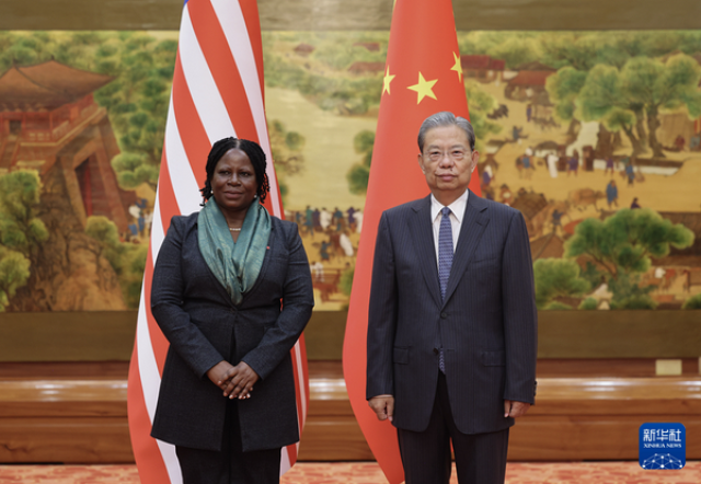 Shugaban Zaunannen Kwamitin Majalisar Wakilan Jama’ar Sin Ya Gana Da Mukaddashin Shugaban Majalisar Dattawan Kasar Liberia