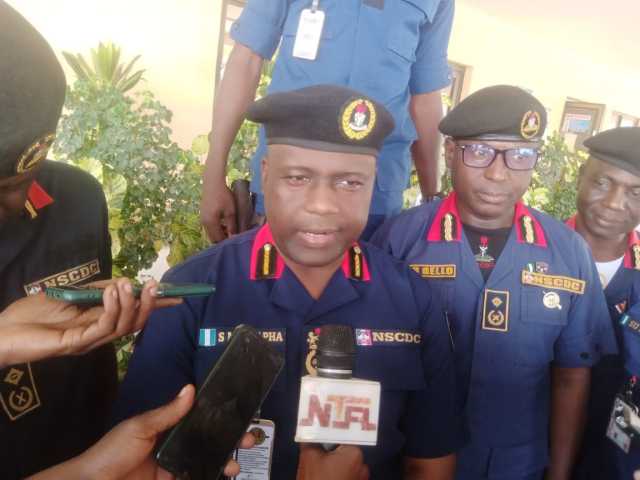 Hukumar NSCDC ta tura jami’an tsaro 415 domin aikin Easter a Zamfara.