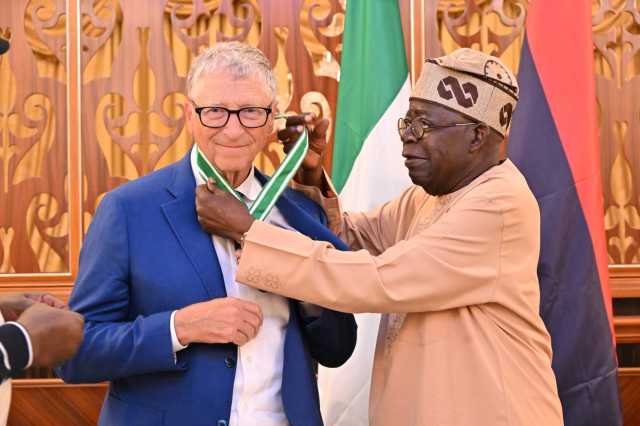 Shugaba Tinubu Ya Karrama Bill Gates Da Lambar Girmamawa Ta CFR