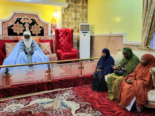 Uwargidan Gwamnan Jihar Zamfara Ta Kai Ziyara Ta Ta’aziyya Ga Sabon Sarkin Gusau
